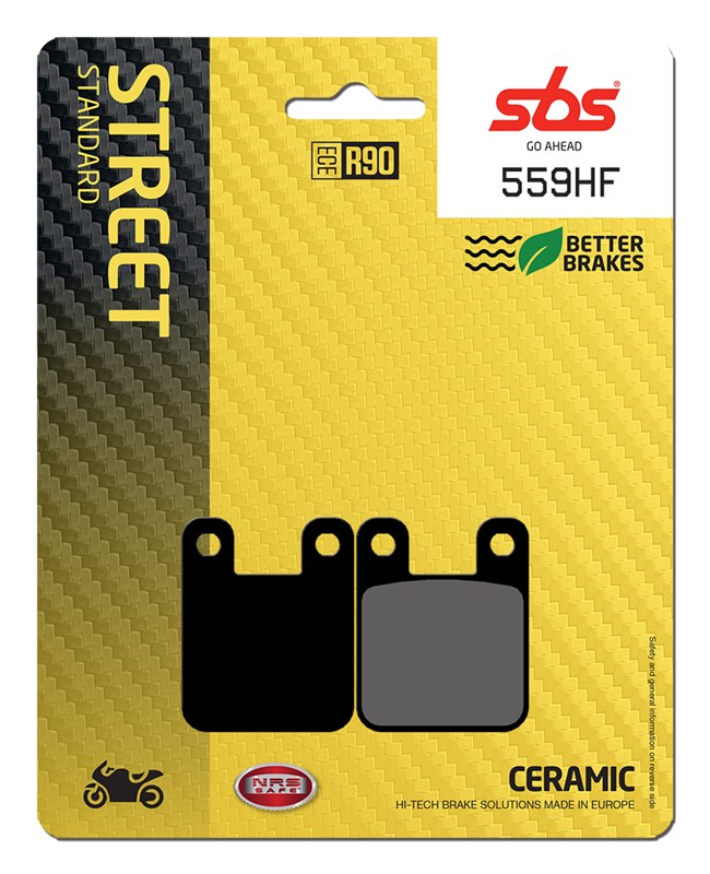 SBS brake pads KH115 street standart ceramic colour black (559HF)